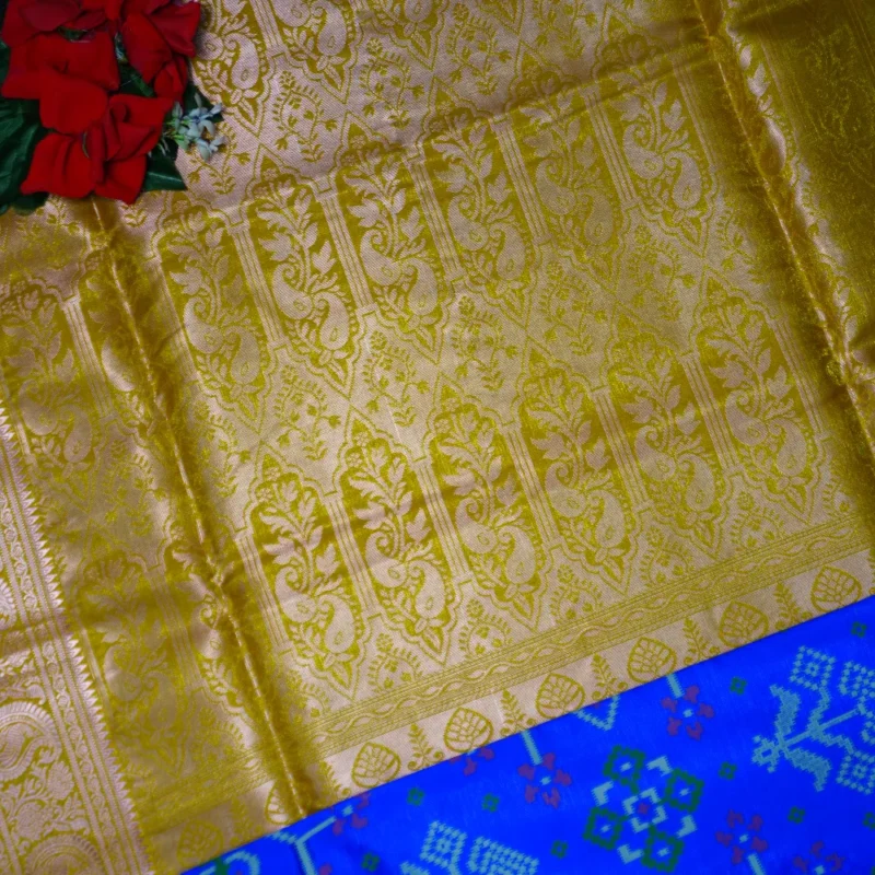 Pocham Pally Pattu Budget Sarees-MB613(599) - Image 3