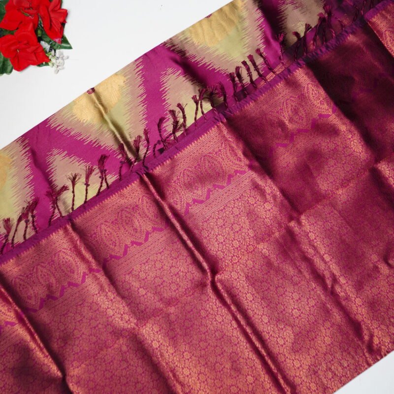 Semi Pattu Sarees -MB619 - Image 2