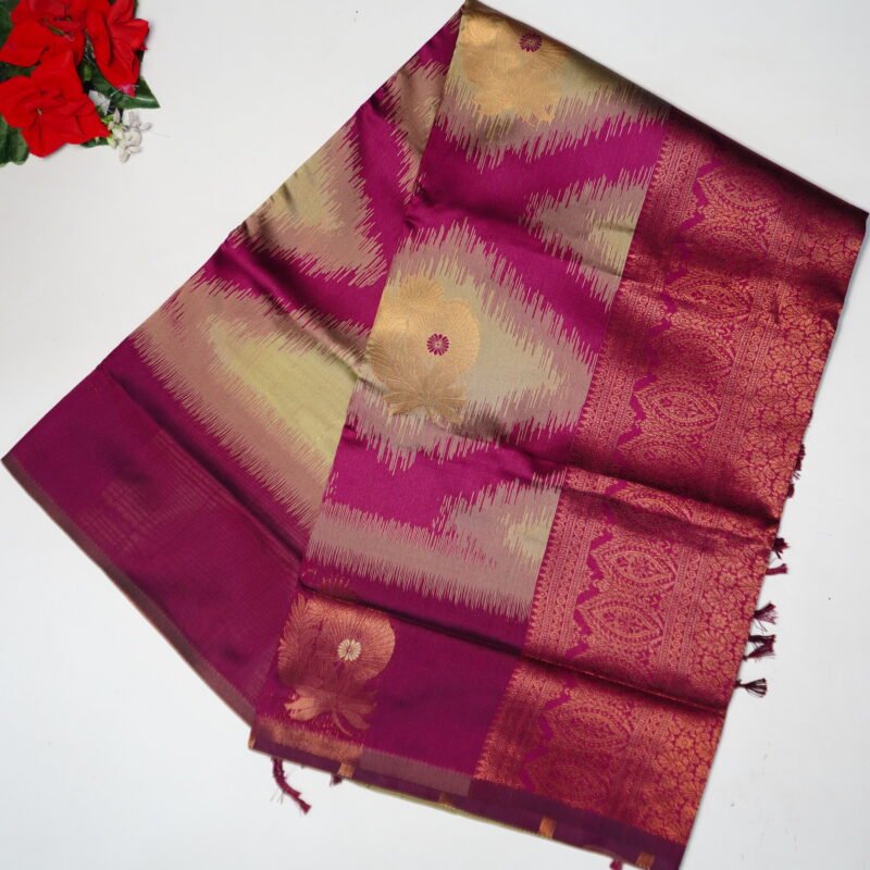 Semi Pattu Sarees -MB619 - Image 3
