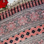 Insta Trendy Real Mirror Work Sarees-MB781(Black) - Image 2