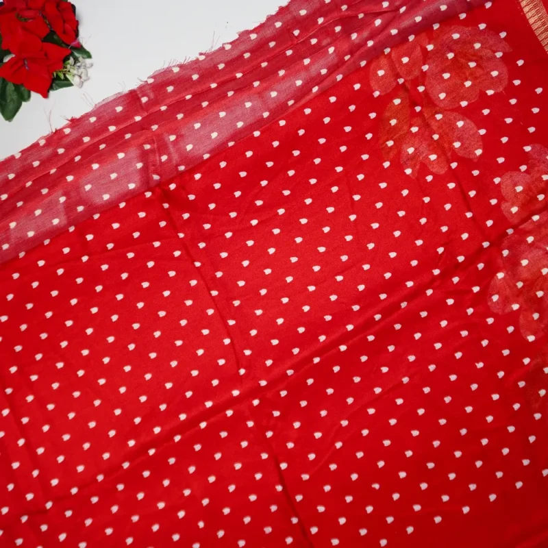Moss Georgette Red Special-MB800(788) - Image 3