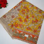 Pure Mangalagiri Kalamkari Cotton Sarees-MB802