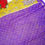 Kalanjali silk Georgette Yellow Special-MB803 - Image 2