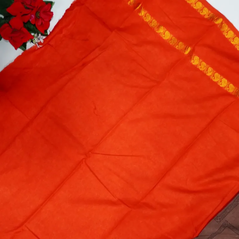 Pure cotton Partyware Saree in Mangalagiri -MB806 - Image 3