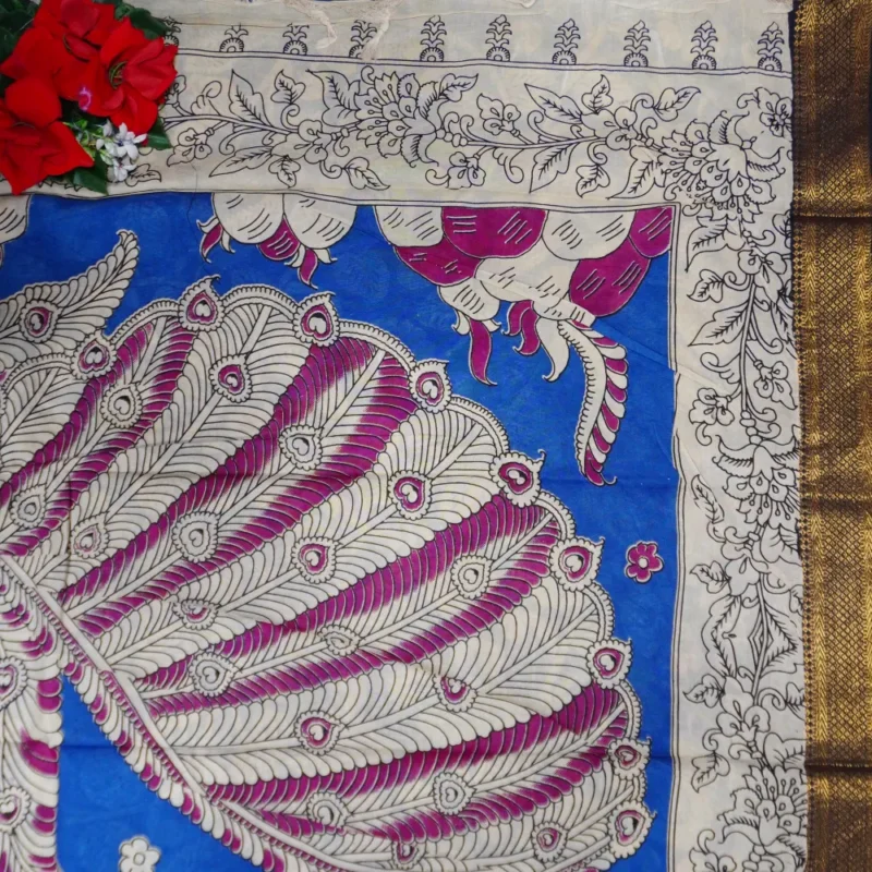 Nijam Border Sarees Special-MB807 (Black) - Image 3