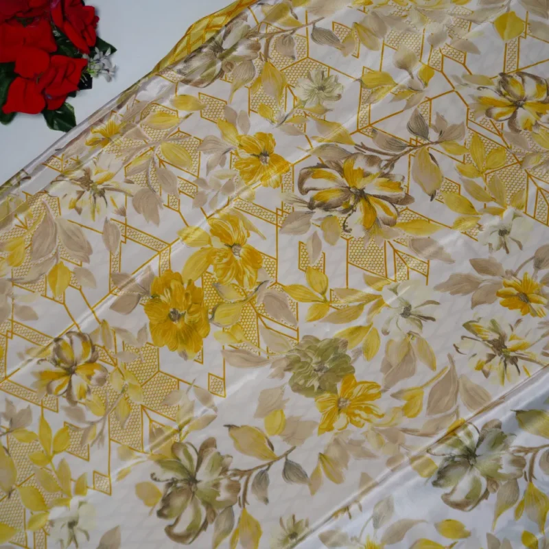 Pure Punam Crape Georget Sarees -838(839) - Image 3