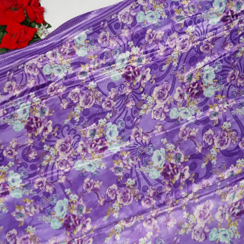 Pure Punam Crape Georget Sarees -MB844(839) - Image 2