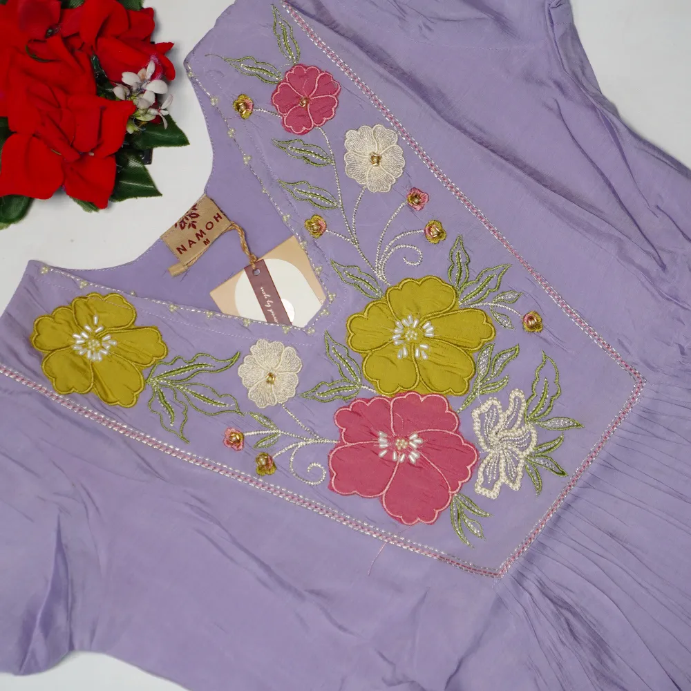 Roman Silk Designer Dresses -MB923 - Image 2
