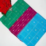 Pattu 1 mtr Blouse Pieces With Checks-MB1007
