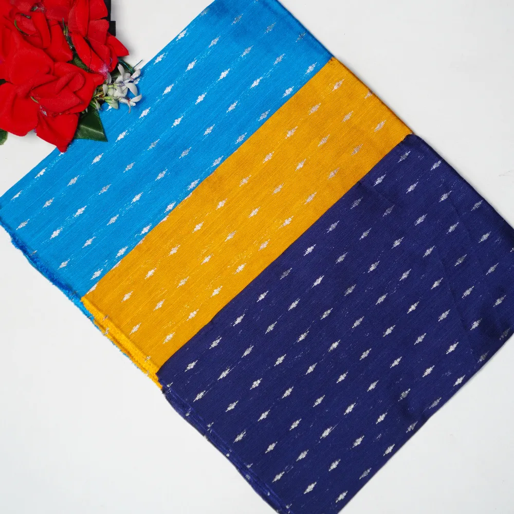 1009 (17) Pattu 1 mtr Blouse Pieces With Butties-MB1009 - Image 1