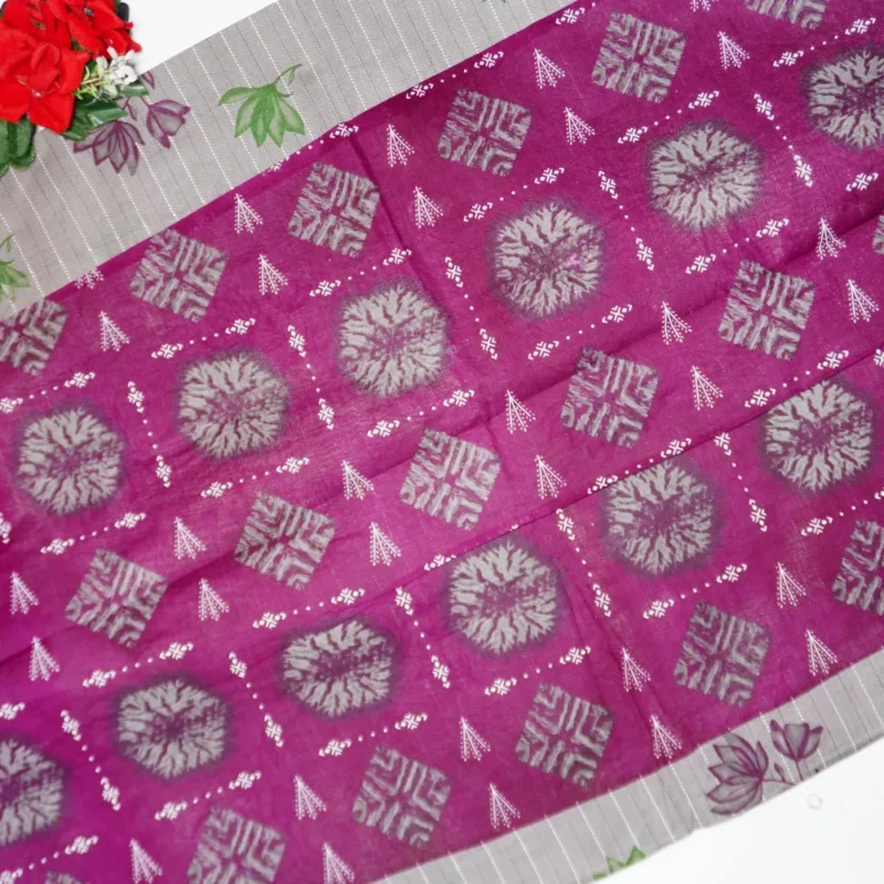 Ash Special Cotton Sarees-MB142 - Image 2