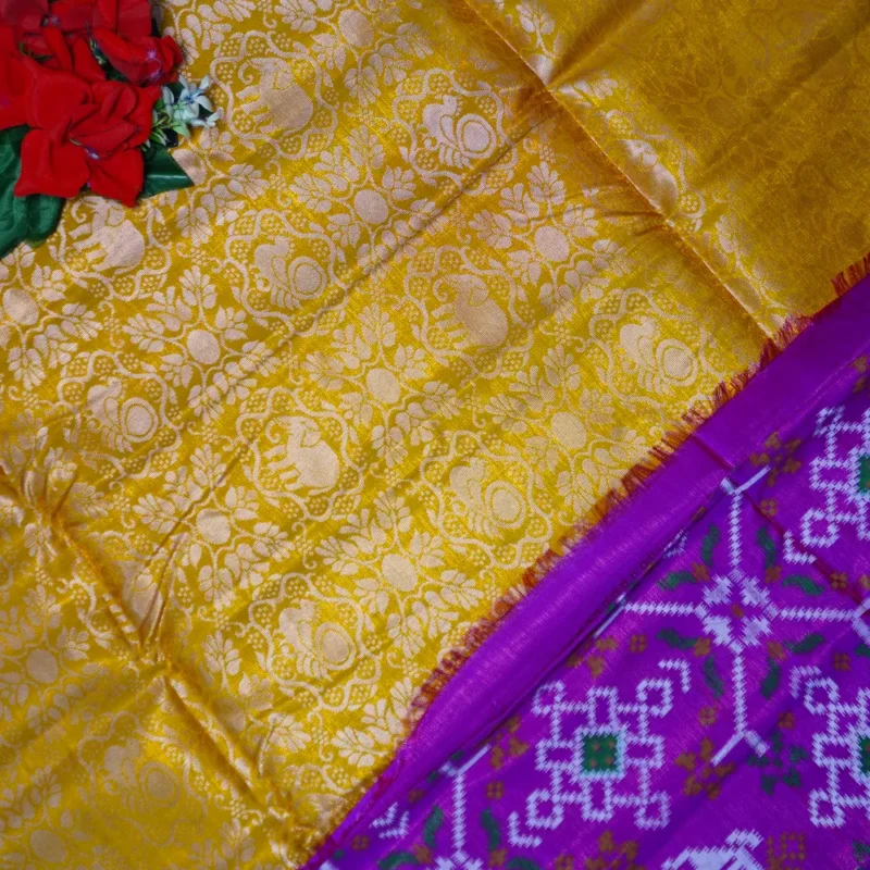 Pocham Pally Pattu Budget Sarees-MB625 - Image 3