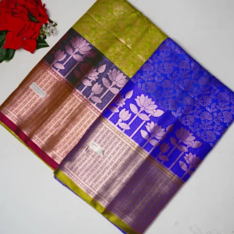 Meenakari & Lotus Gadwal Pattu -MB641(640)