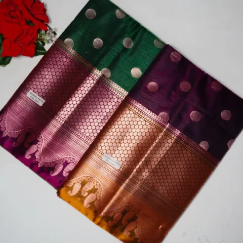 Lehenga Special Gadwal Pattu Sarees-MB645(640)