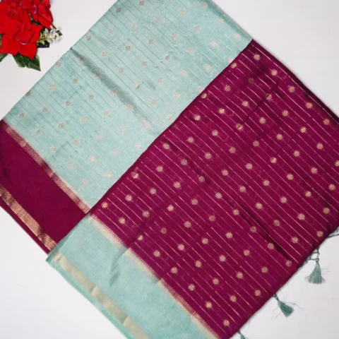 Pure Dola Pattu With Allover Zarry-MB654