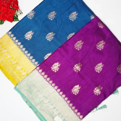 Meenakari Kaddi Georgette Sarees-MB656