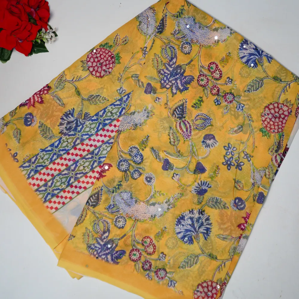 Pure Georgette Real Mirror Offer Deal-MB811