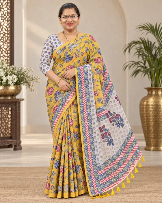 Pure Georgette Real Mirror Offer Deal-MB811 - Image 4