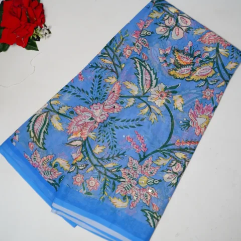 Pure Georgette Real Mirror Offer Deal-MB819(575)