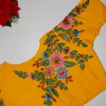 Kashmiri Deasign Cotton Silk Blouses-MB038 - Image 3