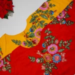 Kashmiri Deasign Cotton Silk Blouses-MB038