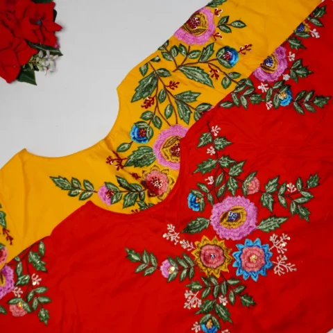 Kashmiri Deasign Cotton Silk Blouses