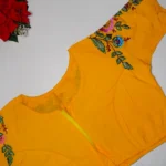 Kashmiri Deasign Cotton Silk Blouses-MB038 - Image 2