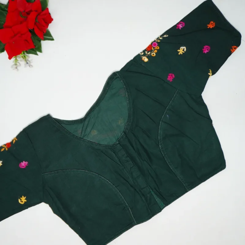 Khado Cotton Hand Work Blouses-MB066 - Image 2