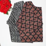 Bandini Ajarak Cotton Boat Neck Blouses-MB080