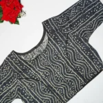 Bandini Ajarak Cotton Boat Neck Blouses-MB080 - Image 3