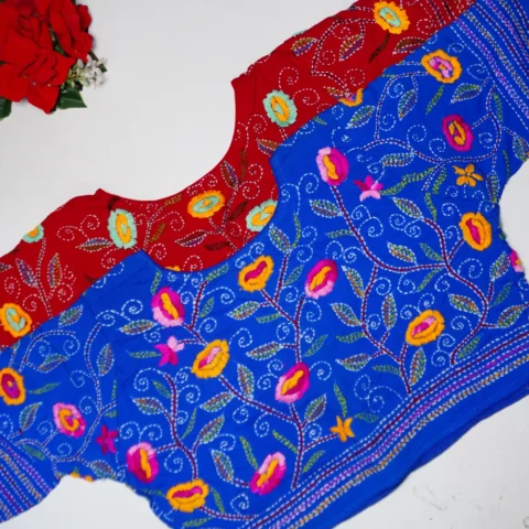 Milti Thread Kantha Work Blouses