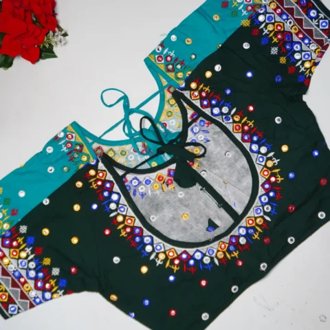 Paper Mirror Work Blouses