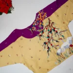 Malai Cotton Hand embroidary Blouses-MB057