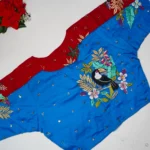 Pure cotton Silk Work Blouses-MB058