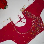 Malai Cotton full Embroidary Blouses-MB059