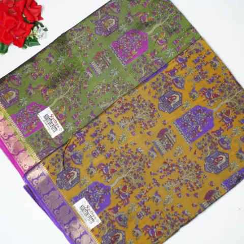 Narayani Varli Print Sarees