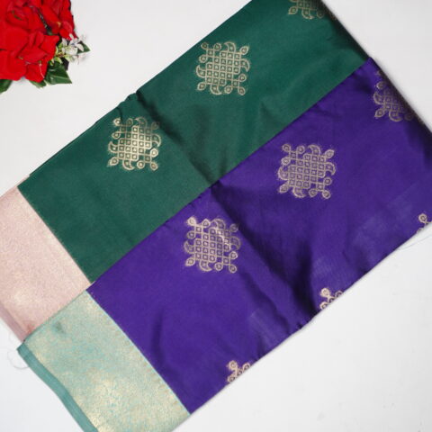 Kolam Design Kanjeevaram Pattu-MB665