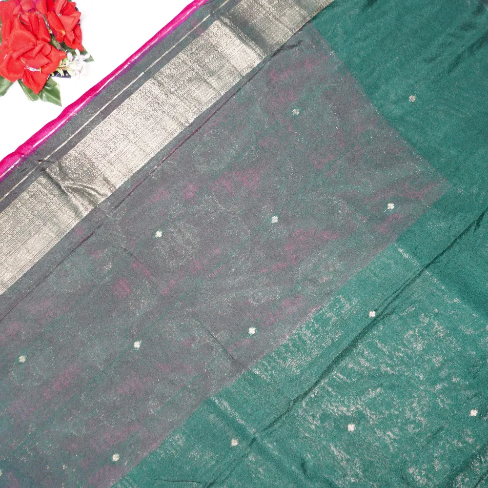Pure Benarus Pattu With Allover Meena Kari-671 - Image 2
