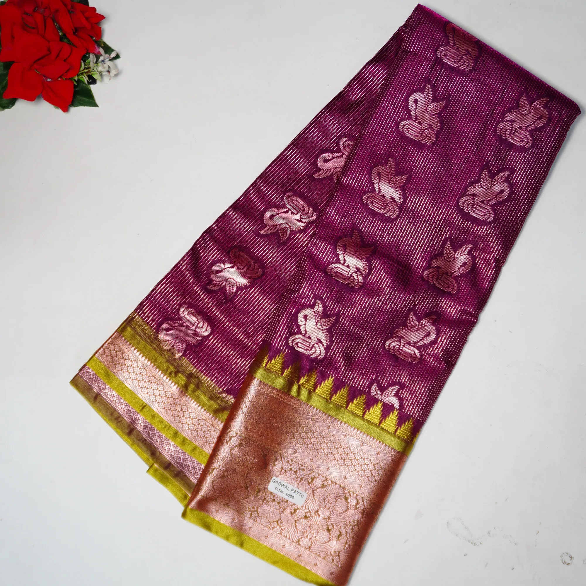 Primium Gadwal Pattu Sarees-MB674(825) - Image 4