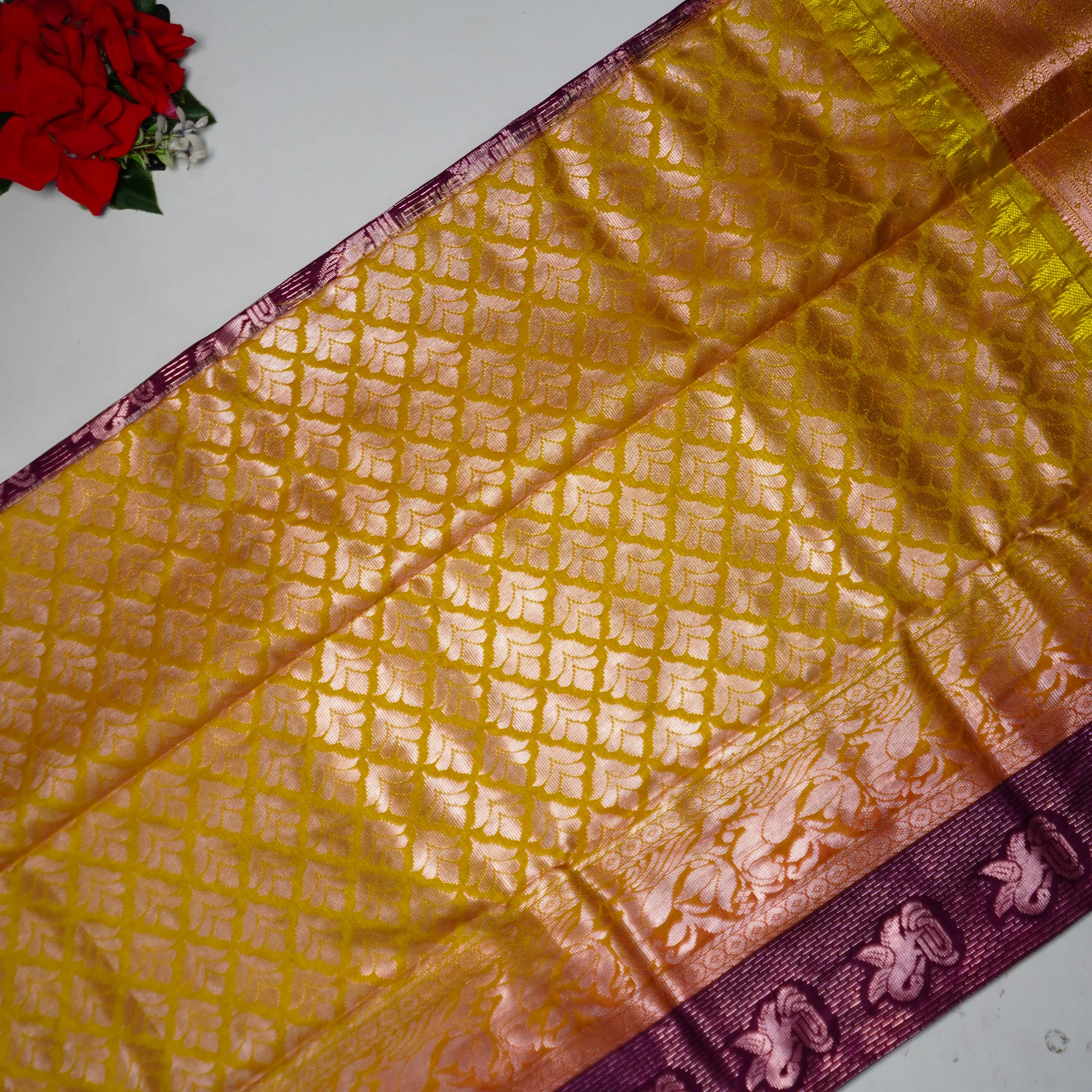 Primium Gadwal Pattu Sarees-MB674(825) - Image 3