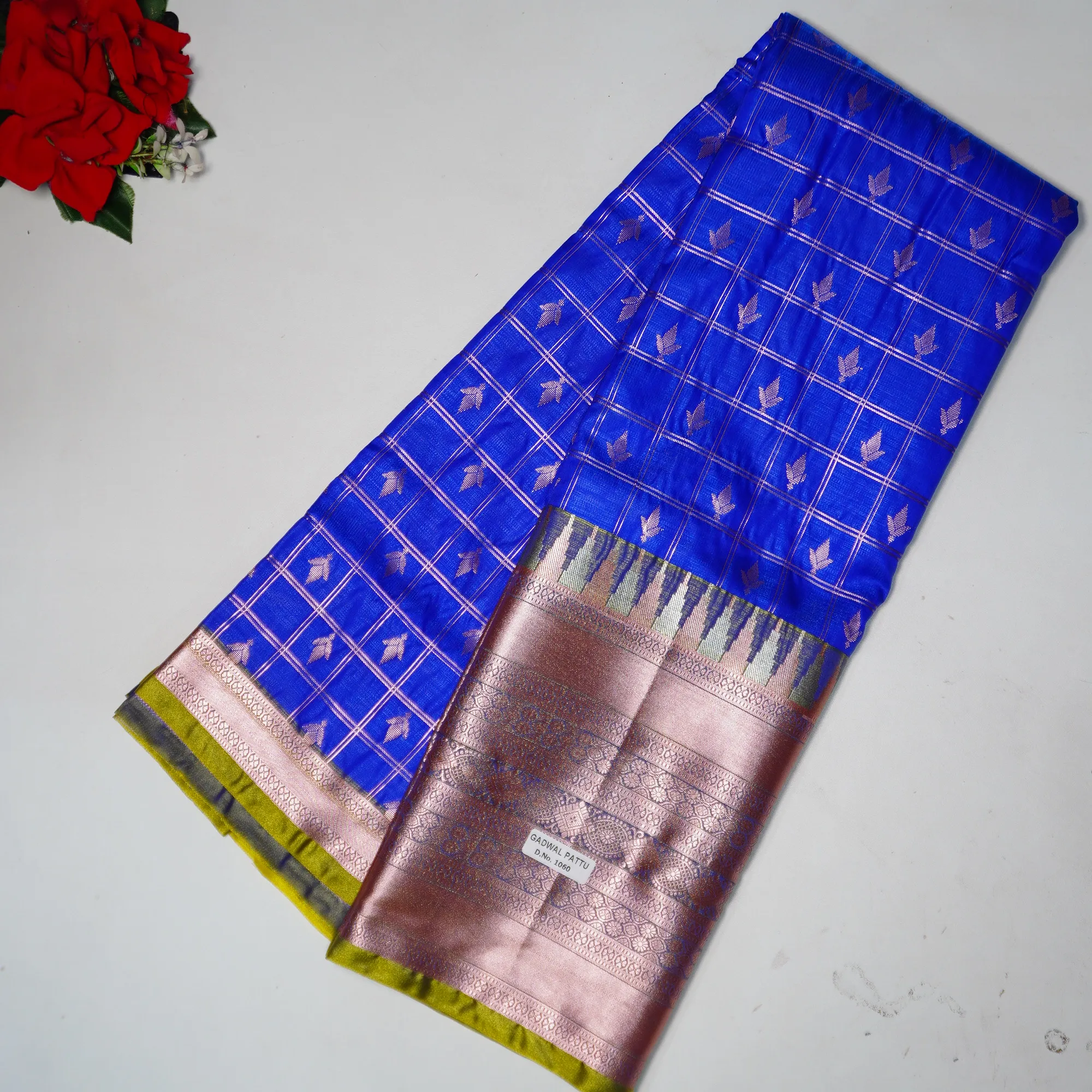 Primium Gadwal Mangalagiri Checks -MB677(825) - Image 4