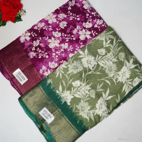Dola Crushed Offer Sale Sarees
