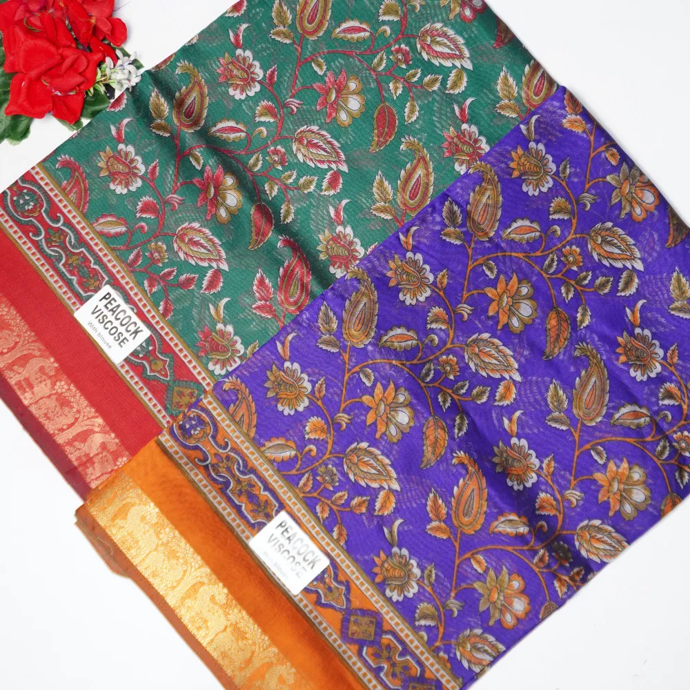 Maheswari Silk Peplica Fancy Saree-MB757(756)