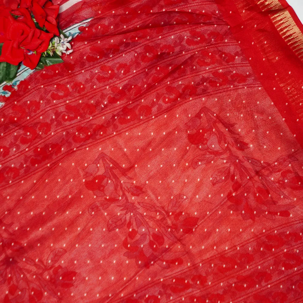 Trisha Inspired In Moss Georgette-MB829 - Image 2